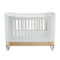 Product photograph of Gaia Baby Serena Complete Sleep Cotbed And Toddler Bed - White from Cuckooland
