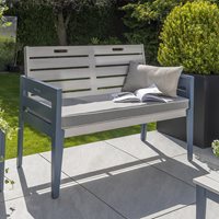 Product photograph of Galaxy 2 Seat Wooden Garden Bench from Cuckooland
