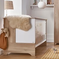 Product photograph of Galipette Sacha Cot Bed - Country Oak from Cuckooland