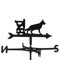 Product photograph of Weathervane In German Shepherd Design - Large Traditional from Cuckooland