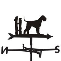 Product photograph of Weathervane In Giant Schnauzer Design - Large Traditional from Cuckooland