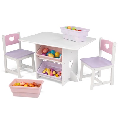 girls wooden table and chairs