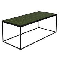Product photograph of Zuiver Glazed Coffee Table In Green from Cuckooland