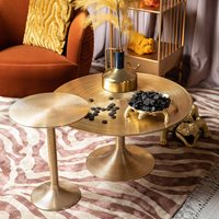 Product photograph of Bold Monkey Hypnotising Round Coffee Table from Cuckooland