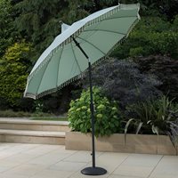 Product photograph of Carrousel Aluminium Garden Parasol In Green from Cuckooland