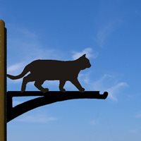 Product photograph of Prowling Cat Hanging Basket Bracket - Small from Cuckooland