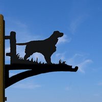 Product photograph of Hanging Basket Bracket In Springer Spaniel Design - Large from Cuckooland
