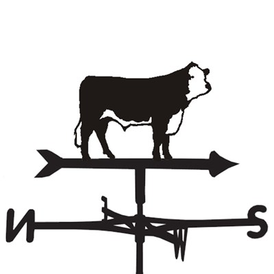 EZ Vane Cow with Calf Weathervane 