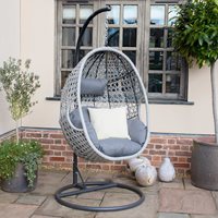 Product photograph of Maze Rattan Ascot Outdoor Hanging Chair - Double from Cuckooland