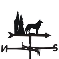 Product photograph of Weathervane In Husky Design - Large Traditional from Cuckooland