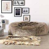 Product photograph of Icon Cloud Giant Faux Fur Bean Bag from Cuckooland