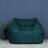 Product photograph of Icon Morgan Cord Bean Bag Armchair - Charcoal Grey from Cuckooland