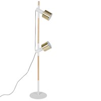 Product photograph of Zuiver Ivy Spot Light Floor Lamp In White from Cuckooland