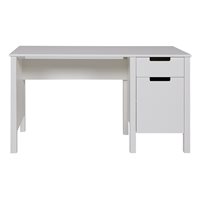 Product photograph of Jade Computer Study Desk In White By Woood from Cuckooland