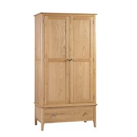 Product photograph of Julian Bowen Cotswold Double Wardrobe from Cuckooland