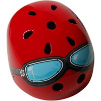 Product photograph of Red Goggle Helmet By Kiddimoto from Cuckooland