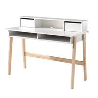 Product photograph of Vipack Kiddy Computer Desk In White from Cuckooland