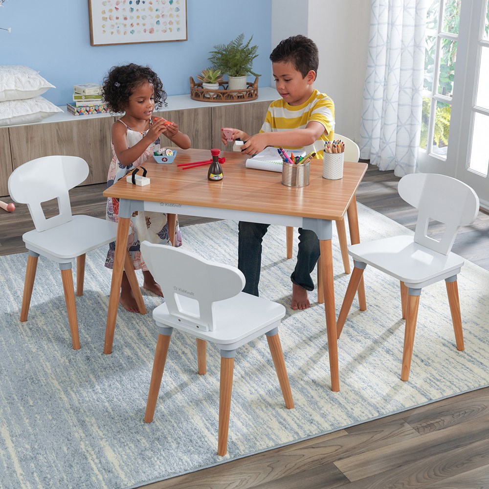 Kidkraft MidCentury Kid Toddler Table & 4 Chairs  Kid Kraft  Cuckooland