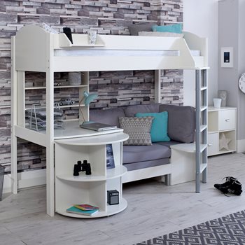 Loft Beds For Kids Children S High, Bunk Bed With Desk And Sofa