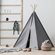 Kids Concept Grey Teepee Play Tent