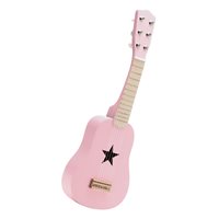 Cuckooland Clearance Kids Concept Wooden Toy Guitar in Pink