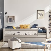 Product photograph of Lifetime Space Dream Kids Bed - Lifetime Whitewash from Cuckooland