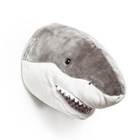 Jack the Shark Plush Animal Head Wall Decor