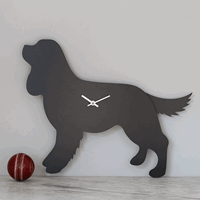 Wagging Tail Cavalier King Charles Spaniel Dog Clock