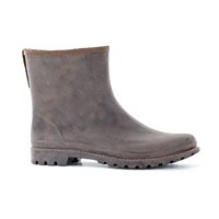 Product photograph of Ladies Chester Ankle Waterproof Wellies In Leather-look - Size 7 5 41 from Cuckooland
