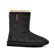 Waterproof Sheepskin Style Ladies Snug-Boot Wellies in Black