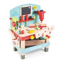 Le Toy Van My First Wooden Tool Bench with All Toys Included