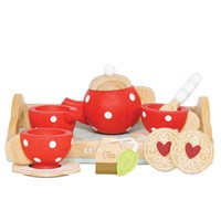 Le Toy Van Honeybake Tea Set in Strawberry Design