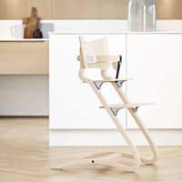 Product photograph of Leander Classic High Chair In Whitewash from Cuckooland