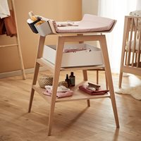 Product photograph of Leander Linea Changing Table With Foam Mat In Beech from Cuckooland