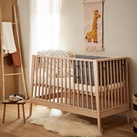 Product photograph of Leander Linea Baby Cot In Beech from Cuckooland