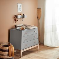 Product photograph of Leander Luna 3 Drawer Dresser - White from Cuckooland