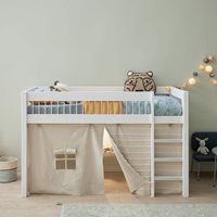 Lifetime Breeze Semi High Sleeper Bed with Optional Play Curtain