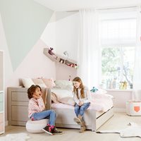 Product photograph of Lifetime Kids Day Bed With Trundle Bed Drawer - Lifetime White from Cuckooland