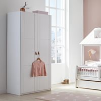Product photograph of Lifetime Customisable Double Wardrobe - Lifetime White from Cuckooland