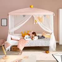 Lifetime Princess Four Poster Luxury Childrens Bed with Free Accessories 