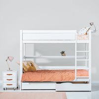 Product photograph of Lifetime Kids Bunk Bed - Lifetime Whitewash from Cuckooland