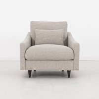Product photograph of Swyft Armchair In A Box Model 07 Linen Armchair - Shadow from Cuckooland