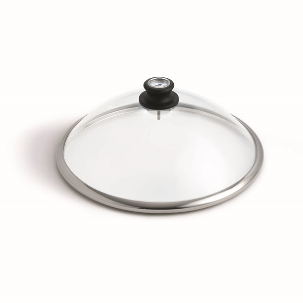 LOTUS GRILL GLASS LID with Temperature Gauge