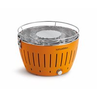 Product photograph of Lotus Grill Bbq In Orange With Free Fire Lighter Gel Charcoal from Cuckooland