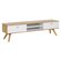 Vox Nature Wooden TV Stand in White & Oak Effect