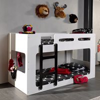 Vipack Luca Contemporary Low Bunk Bed