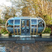 Product photograph of Ornate Garden Large Oval House Garden Pod - Gingersnap from Cuckooland