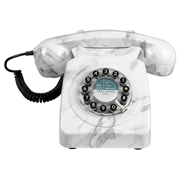 RETRO 746 TELEPHONE in Marble Effect 