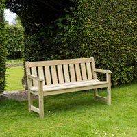 Product photograph of Alexander Rose Marlow Garden Bench - 4ft from Cuckooland