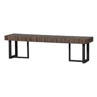 Product photograph of Woood Maxime Recycled Teak Dining Bench from Cuckooland